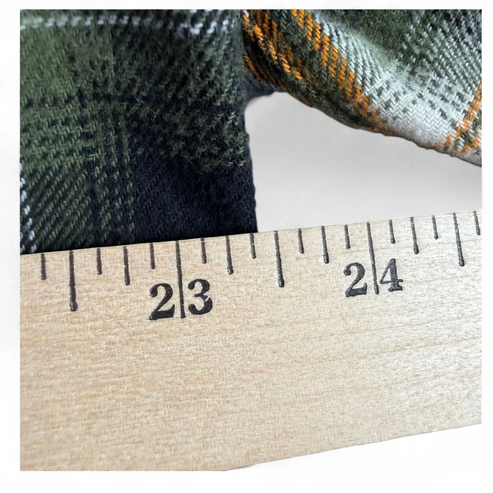 LRG‎ Lifted Research Group Shirt Mens L Green Plaid Flannel Buttoned Long Sleeve